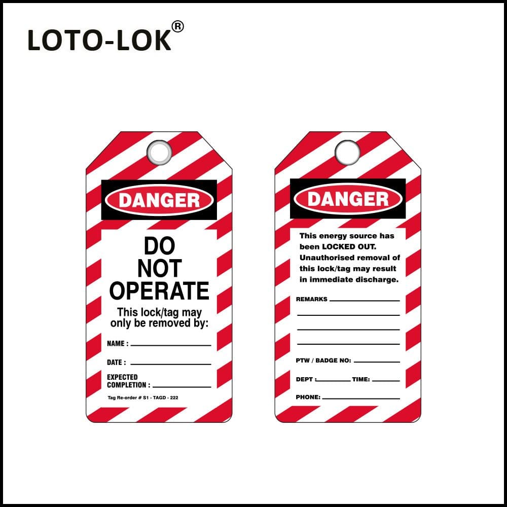 DANGER & WARNING TAGS